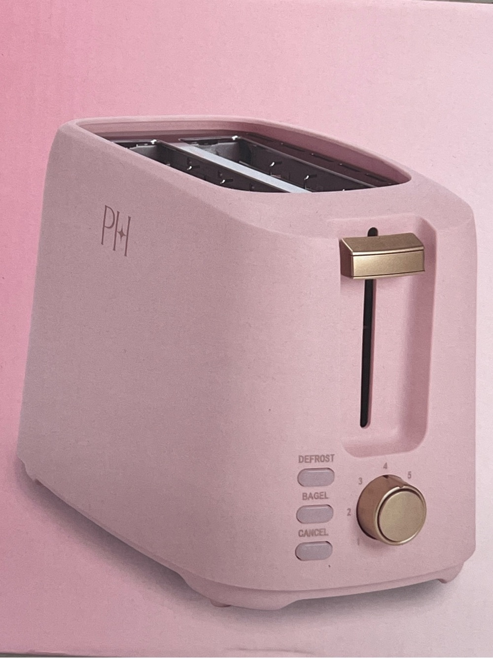Paris Hilton Pink 2 Slice Toaster